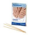 Cuticle Pushers HandsDown 7" Birchwood Cuticle Sticks / 144 count