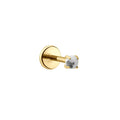 Howlite Flat Back Stud
