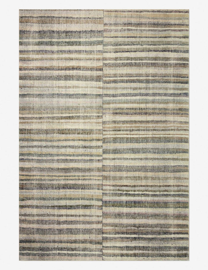 Natural and Moss / 2' x 3'6"