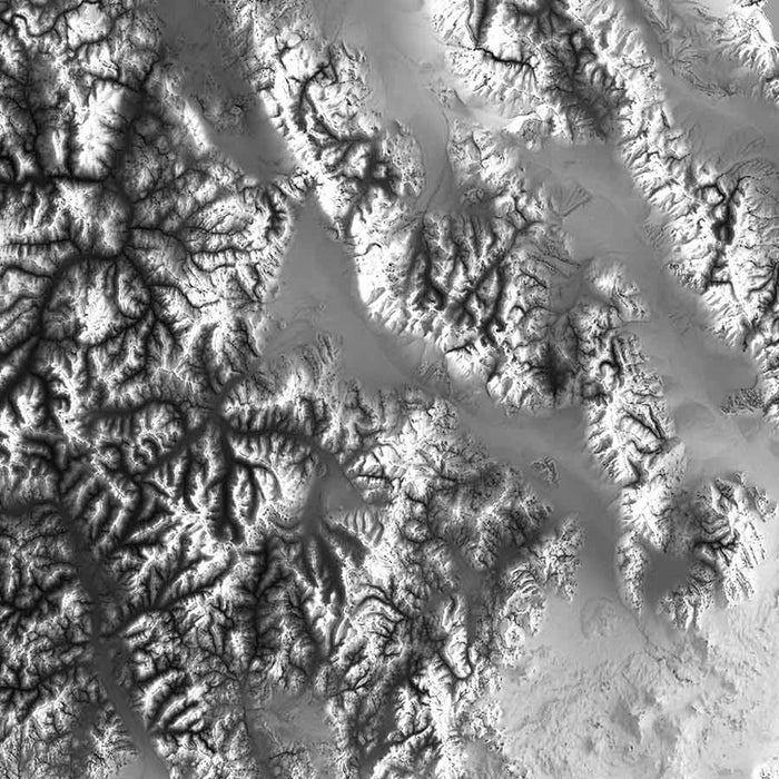 Idaho Elevation Map - No Frame - North Drinkware