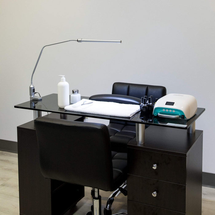 LED Lamps & Nail Dryers Slim LED Adjustable Table Lamp, Silver, Black, or White