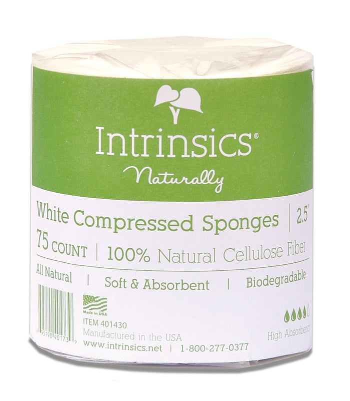 Intrinsics Compressed Sponges, 75ct