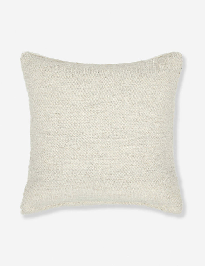 #style::square | Rear view of the Irregular Dots Ivory Square Pillow by Sarah Sherman Samuel