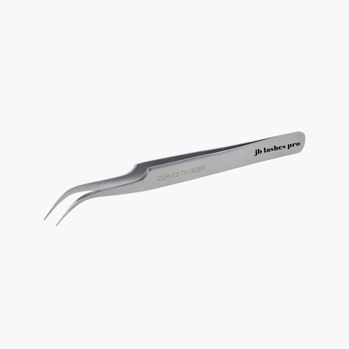 JB Lashes Stainless Steel Bended Pro Tweezers