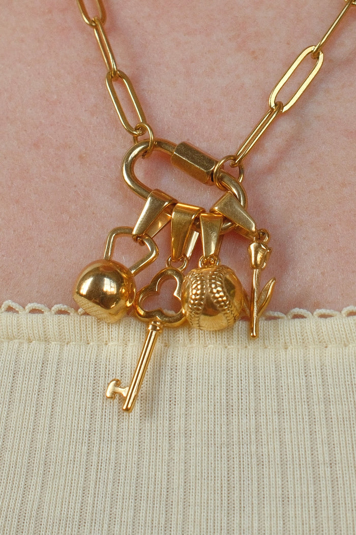 Kettlebell Necklace Charm