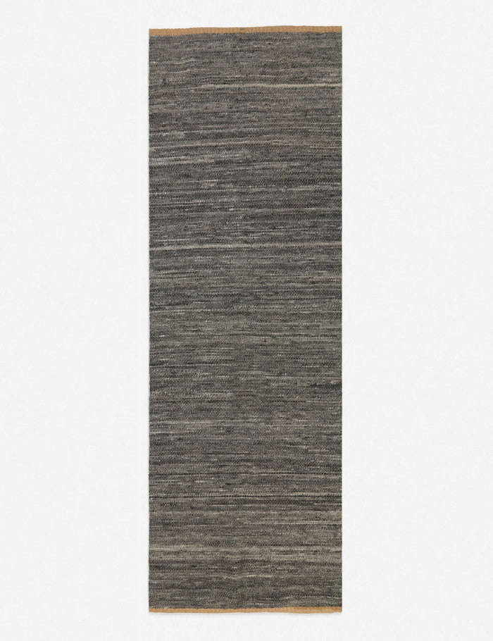 #color::charcoal #size::2-6--x-8- | Khloe charcoal rug in its runner size