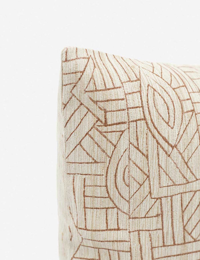 #size::12--x-20- | Corner of the Kisha natural-toned lumbar throw pillow