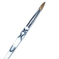 Nail Brushes & Cuticle Pushers Kolinsky Acrylic White Brush #12