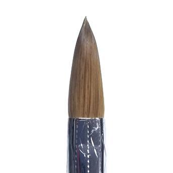 Nail Brushes & Cuticle Pushers Kolinsky Acrylic White Brush #12