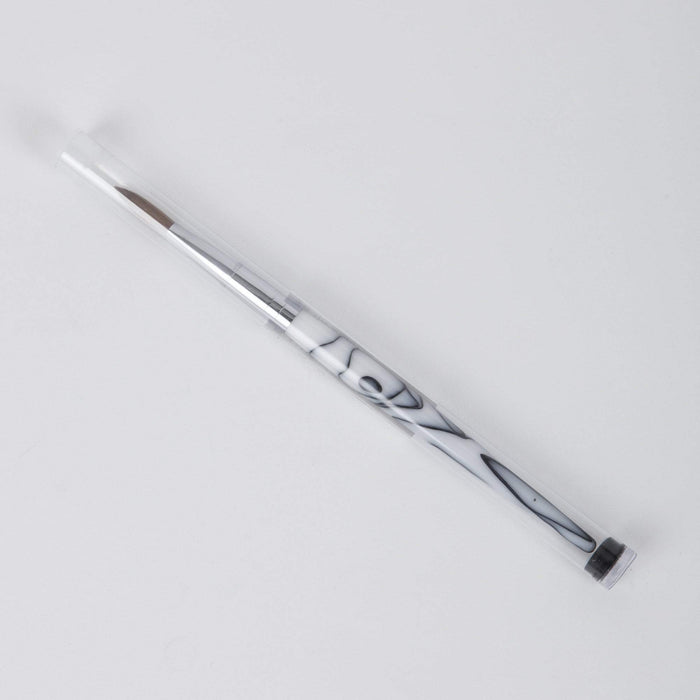 Nail Brushes & Cuticle Pushers Kolinsky Acrylic White Brush  #8