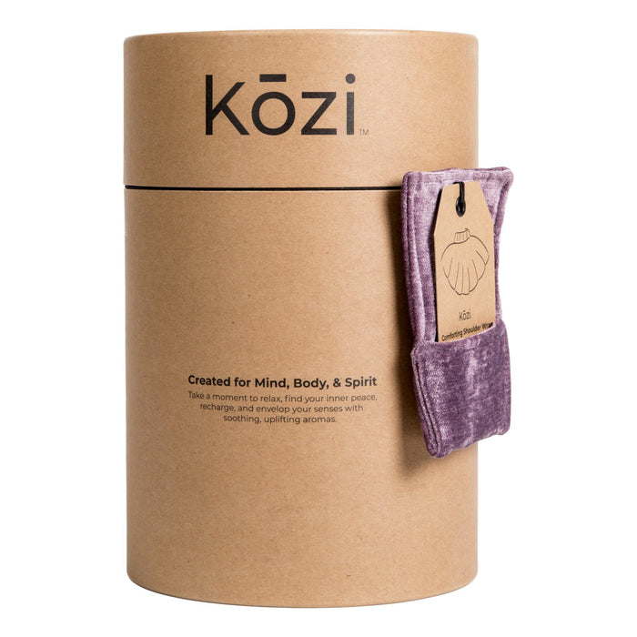 Kozi Comforting Shoulder Wrap, Amethyst Velour