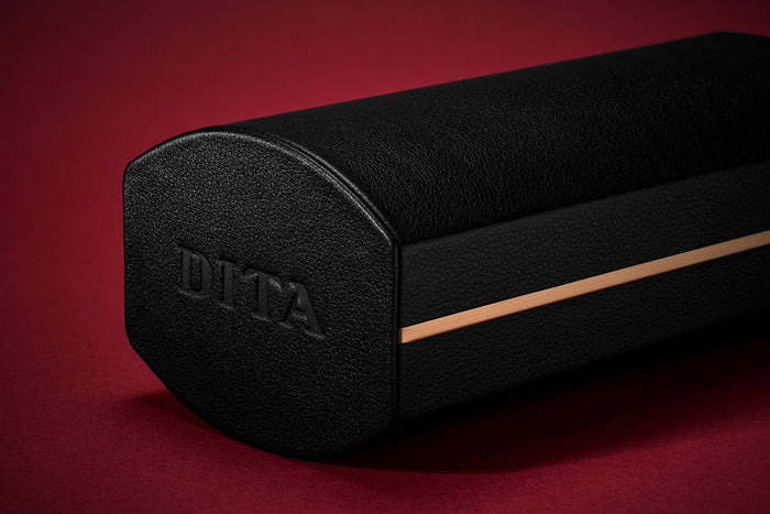 Large Leather Hard Shell Eyewear Case