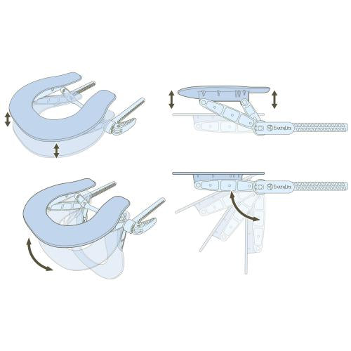 Living Earth Crafts Deluxe Adjustable Face Cradle with Strata FacePillow