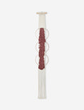 #color::brick | Studio Nom Lwazi brick red woven Wall Hanging by nom