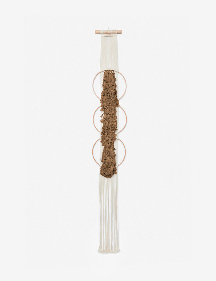 #color::light-brown | Studio Nom Lwazi light brown woven Wall Hanging by nom