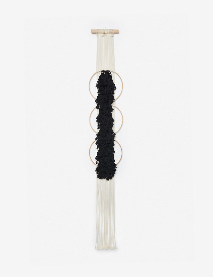 #color::black | Studio Nom Lwazi black woven Wall Hanging by nom