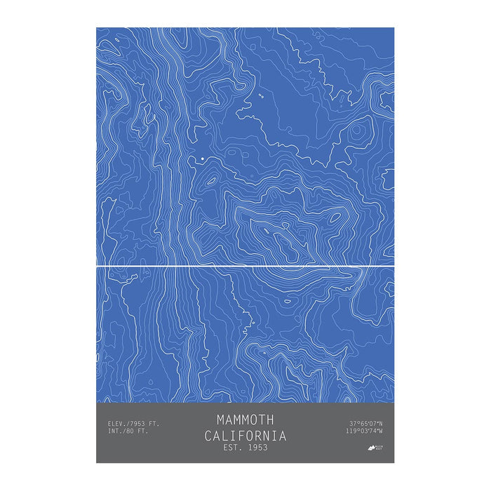 Mammoth, California - No Frame - North Drinkware