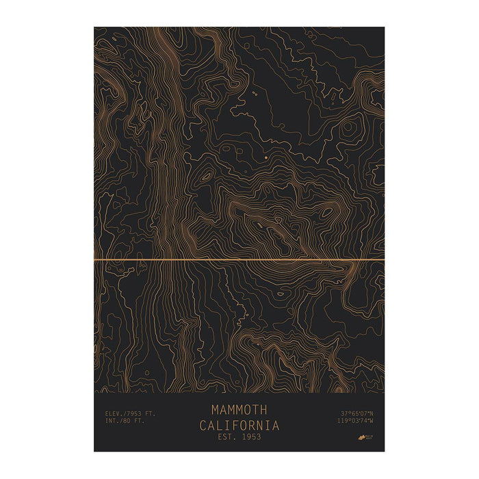 Mammoth, California - No Frame - North Drinkware