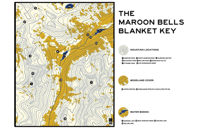 The Maroon Bells Blanket - North Drinkware