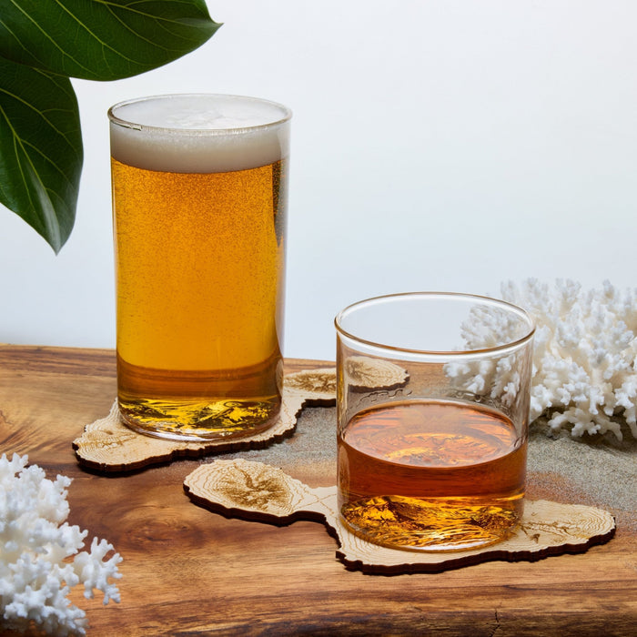 The Maui Coaster Set - North Drinkware