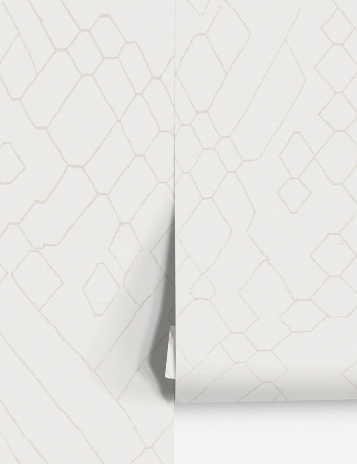 #color::natural | Moroccan beige and ivory Wallpaper Mural by Sarah Sherman Samuel