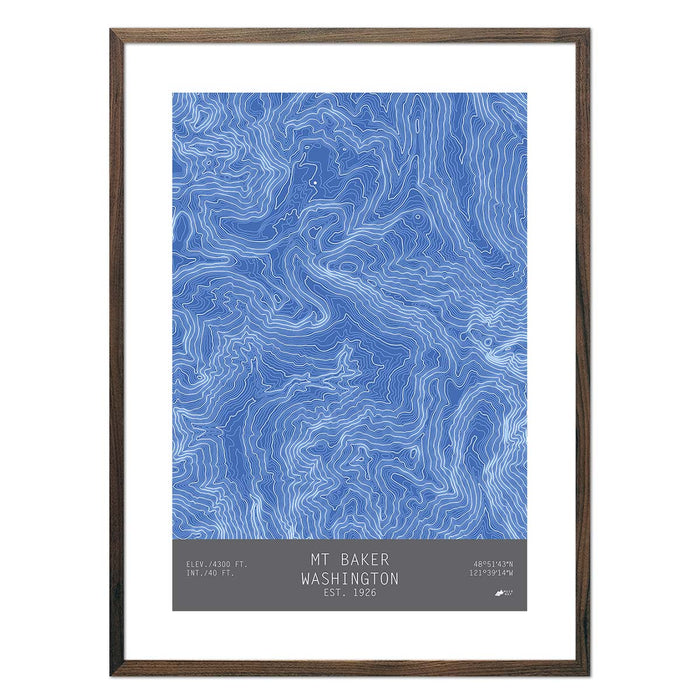 Mount Baker, Washington - No Frame - North Drinkware