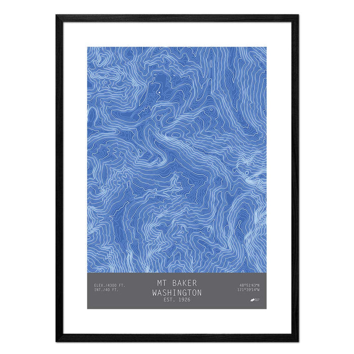 Mount Baker, Washington - No Frame - North Drinkware