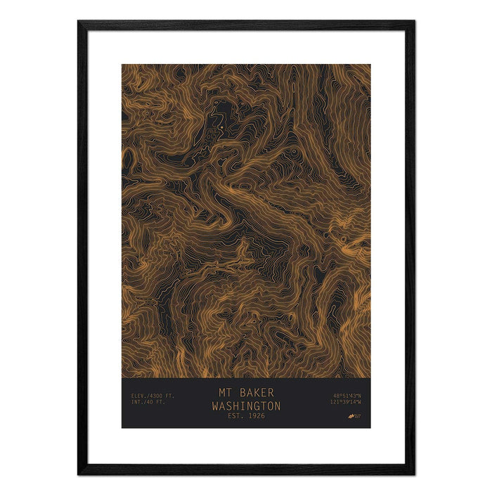 Mount Baker, Washington - No Frame - North Drinkware