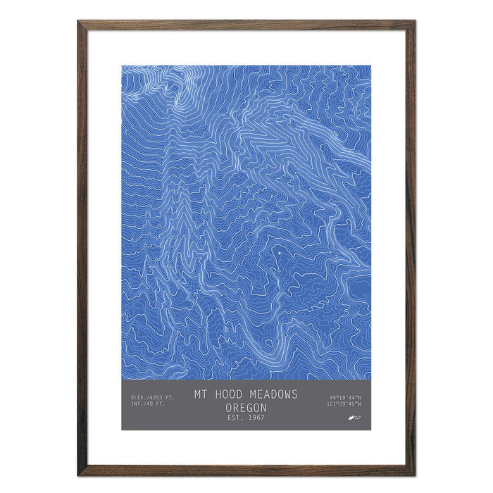 Mount Hood Meadows, Oregon - No Frame - North Drinkware