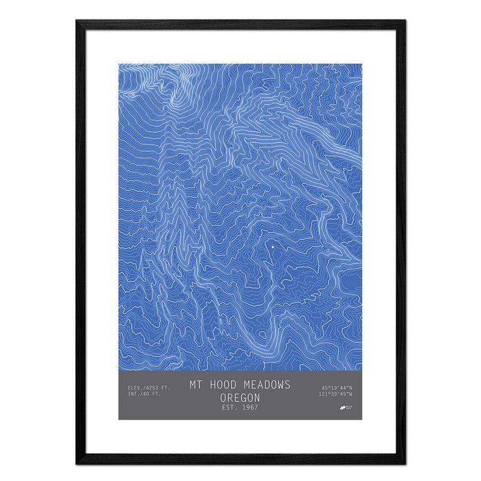 Mount Hood Meadows, Oregon - No Frame - North Drinkware