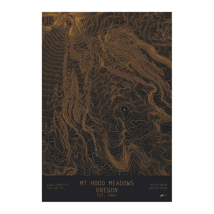Mount Hood Meadows, Oregon - No Frame - North Drinkware