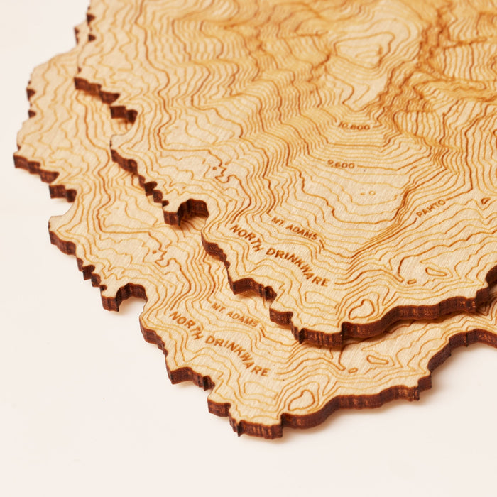 The Mt. Adams Coaster Set - North Drinkware