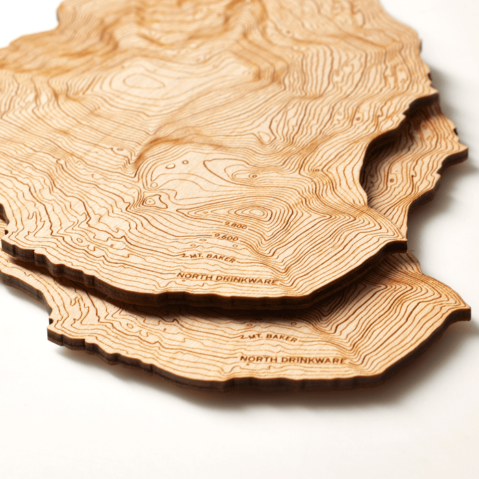 The Mt. Baker Coaster Set - North Drinkware