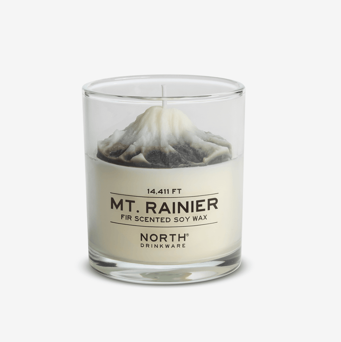 Mt. Rainier Candle - North Drinkware
