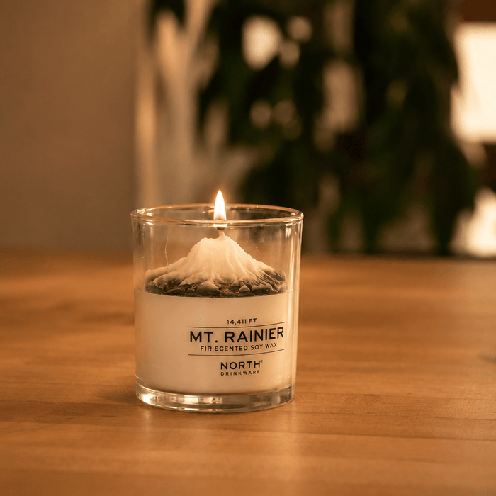 Mt. Rainier Candle - North Drinkware