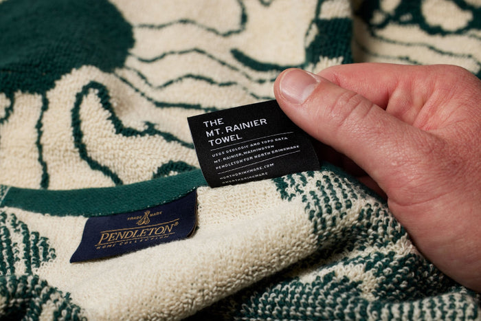 The Mt. Rainier Towel - North Drinkware