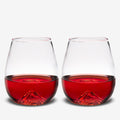 Mt. Rainier Wine Glass Set of 2 - North Drinkware