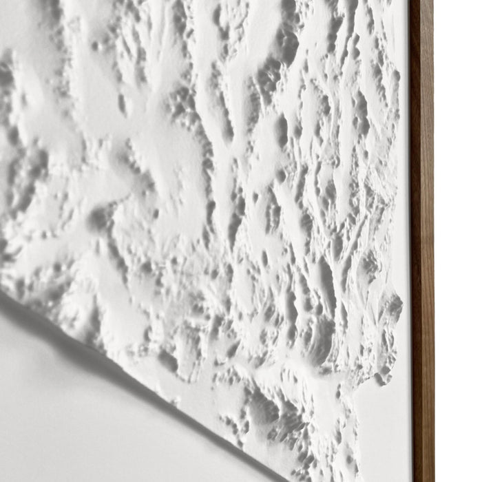 Nevada - White 3D Raised Relief Map - North Drinkware