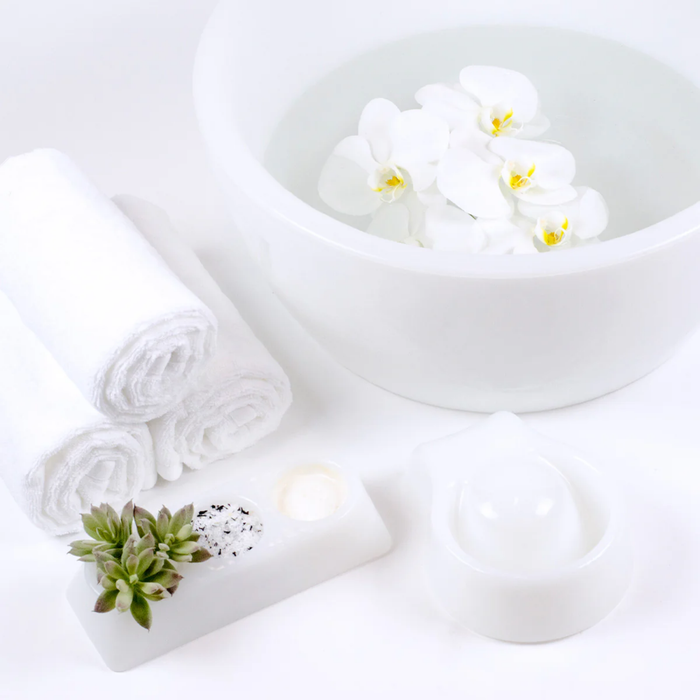 Noel Asmar Resin Pedicure Bowl, Round, Frost