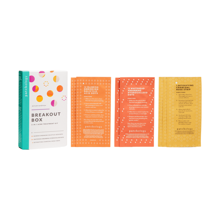 Patchology Breakout Box 3-in-1 Acne Treatment Kit