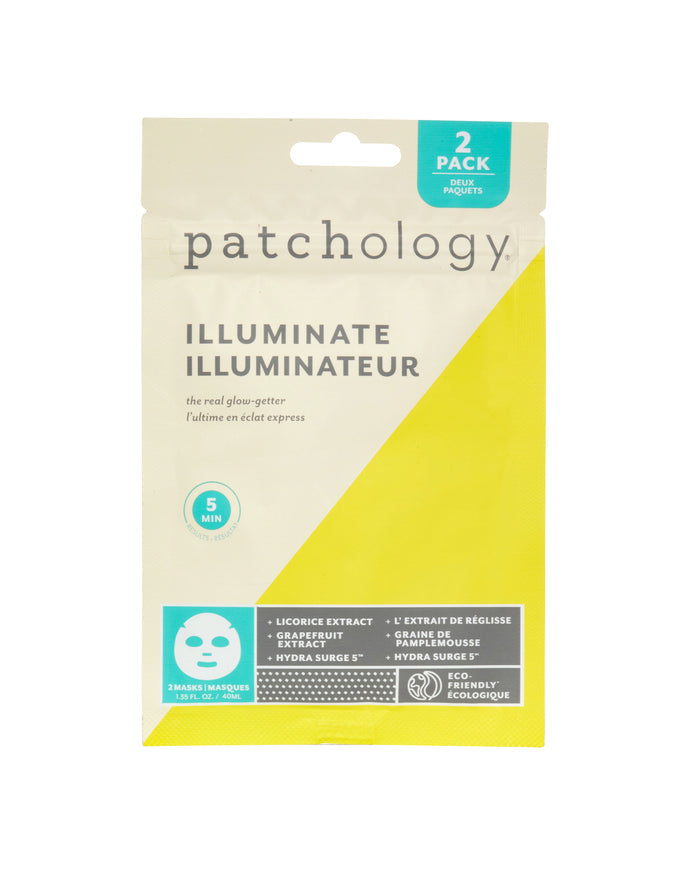 Patchology FlashMasque, Illuminate, 2 ct