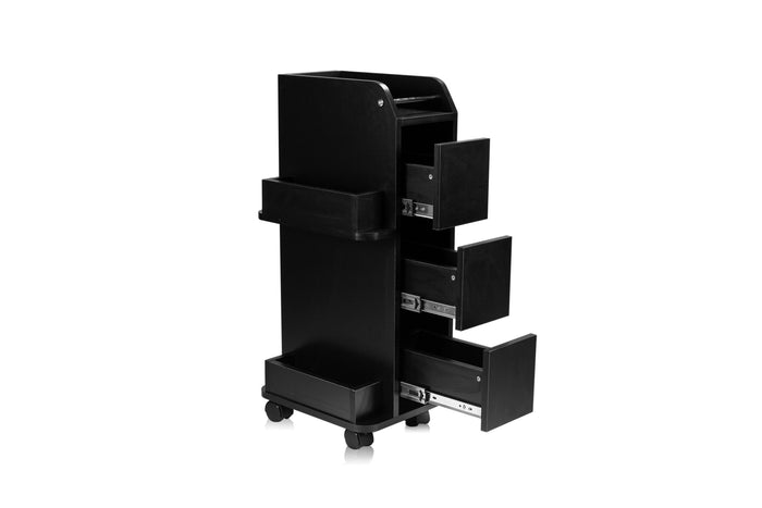 Pedicure Trolley, Black Finish