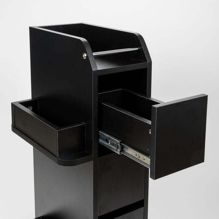 Pedicure Trolley, Black Finish