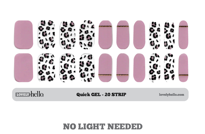 Pink Cat Quick Gel Nail Wraps