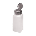 Plastic Pump Dispenser Bottle 2"x2"x5", 8 oz.
