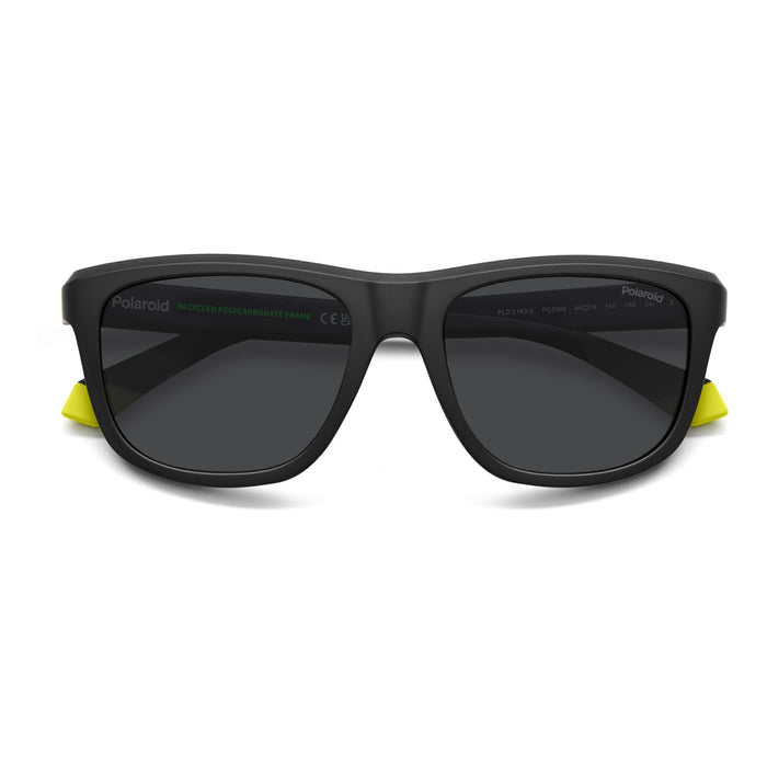 MATTE BLACK YELLOW / 54-18-145 / GREY POLARIZED
