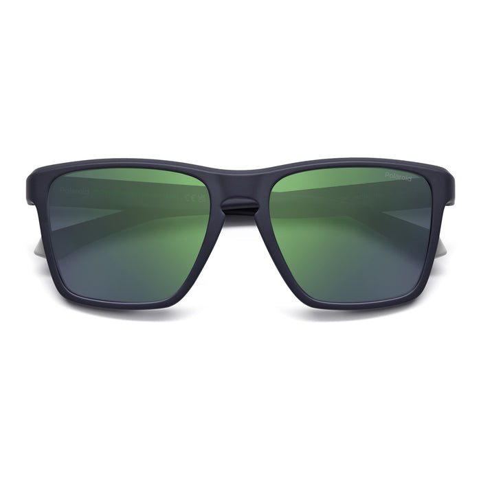 MATTE BLUE GREY / 56-18-145 / GREYGREEN MIRROR POLARIZED