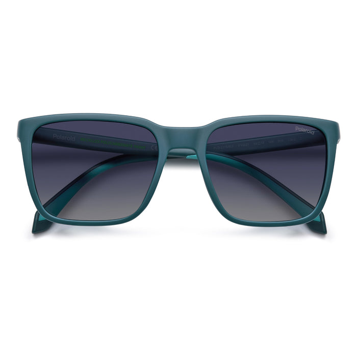 MATTE TEAL / 54-18-145 / BLUE SHADED POLARIZED