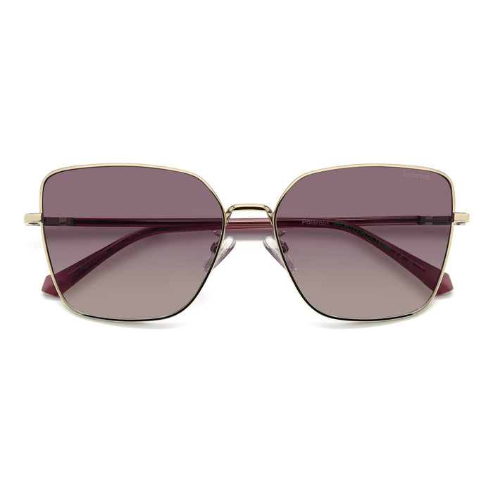 GOLD / 59-16-145 / BURGUNDY SHADED POLARIZED