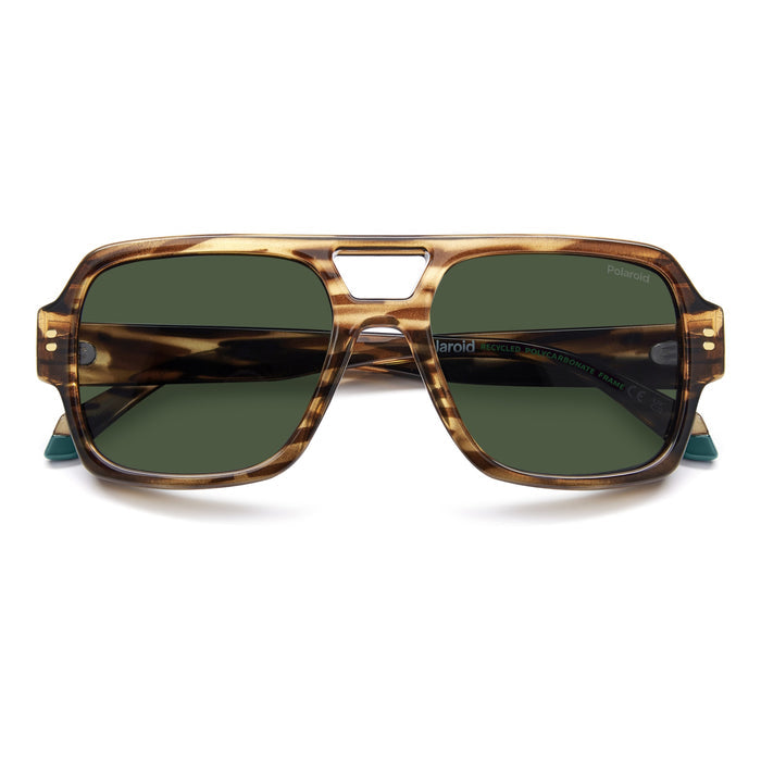 HAVANA BROWN / 54-18-145 / GREEN POLARIZED
